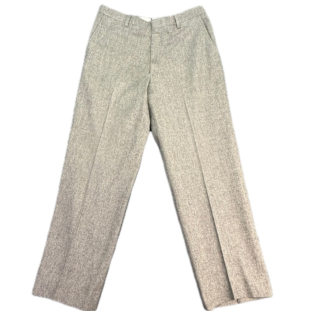 True Vintage Pendleton Wool Pants Mens 36 Beige Straight Leg Talon Zipper USA